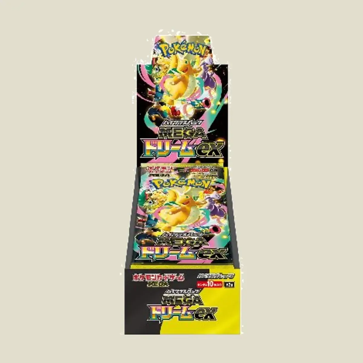Produto em japonês, distribuído no Japão.. Contém 10 boosters de 10 cartas da edição